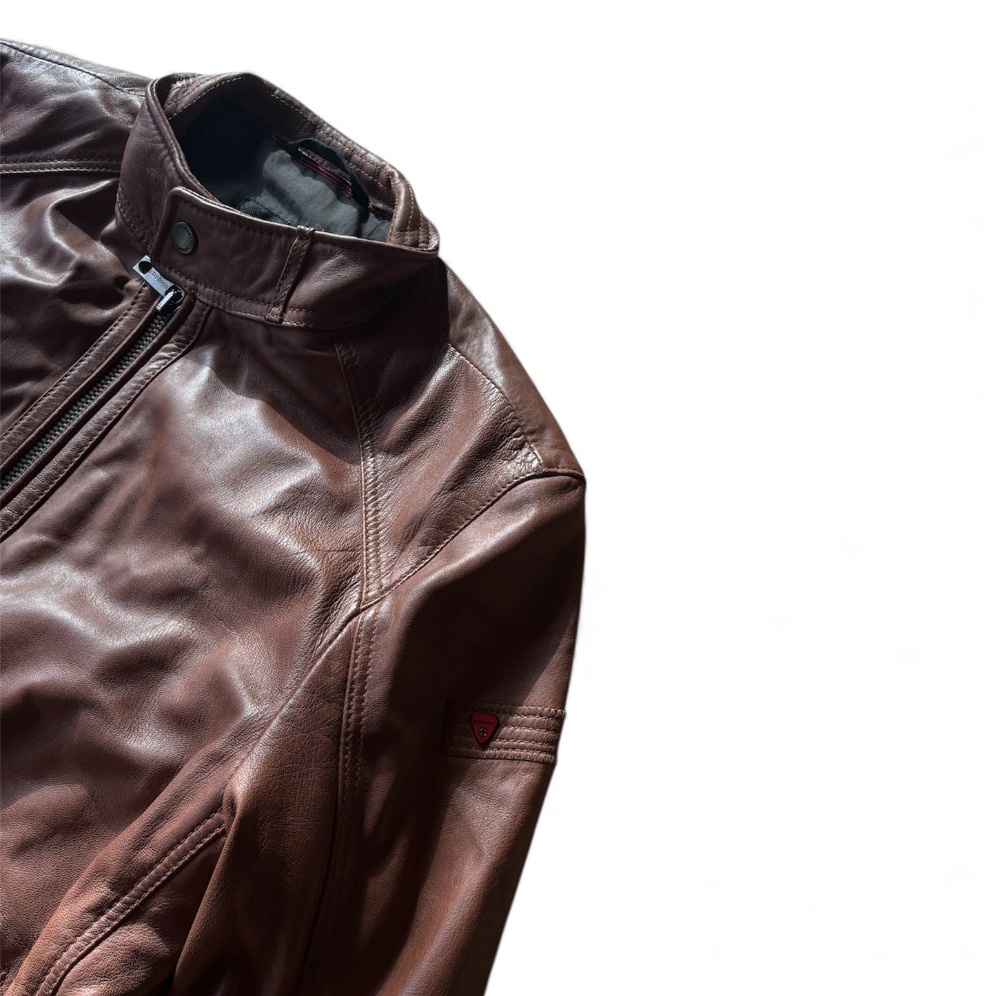 Strellson leather jacket (M)